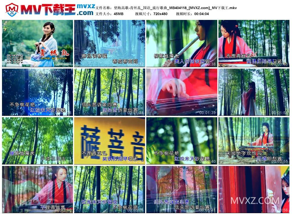 望海高歌-青丝乱_国语_流行歌曲_MB404118